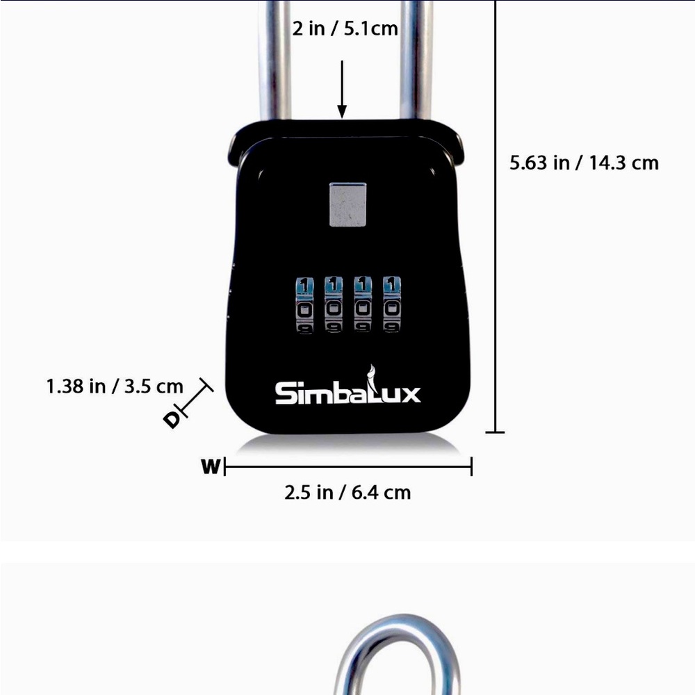 Realtor Keyholder Lock. - Picture 3 of 3
